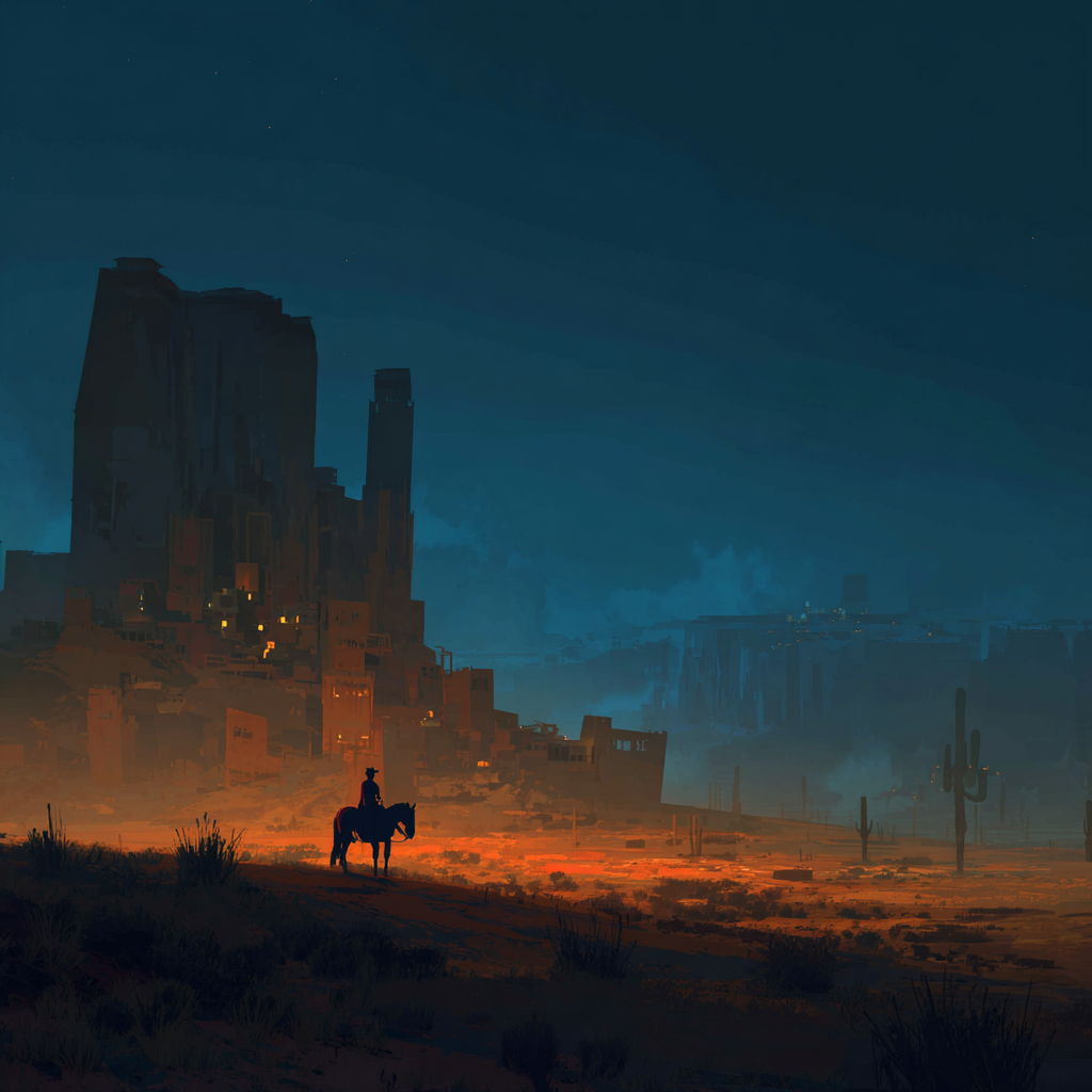 Space Cowboy visual study 06