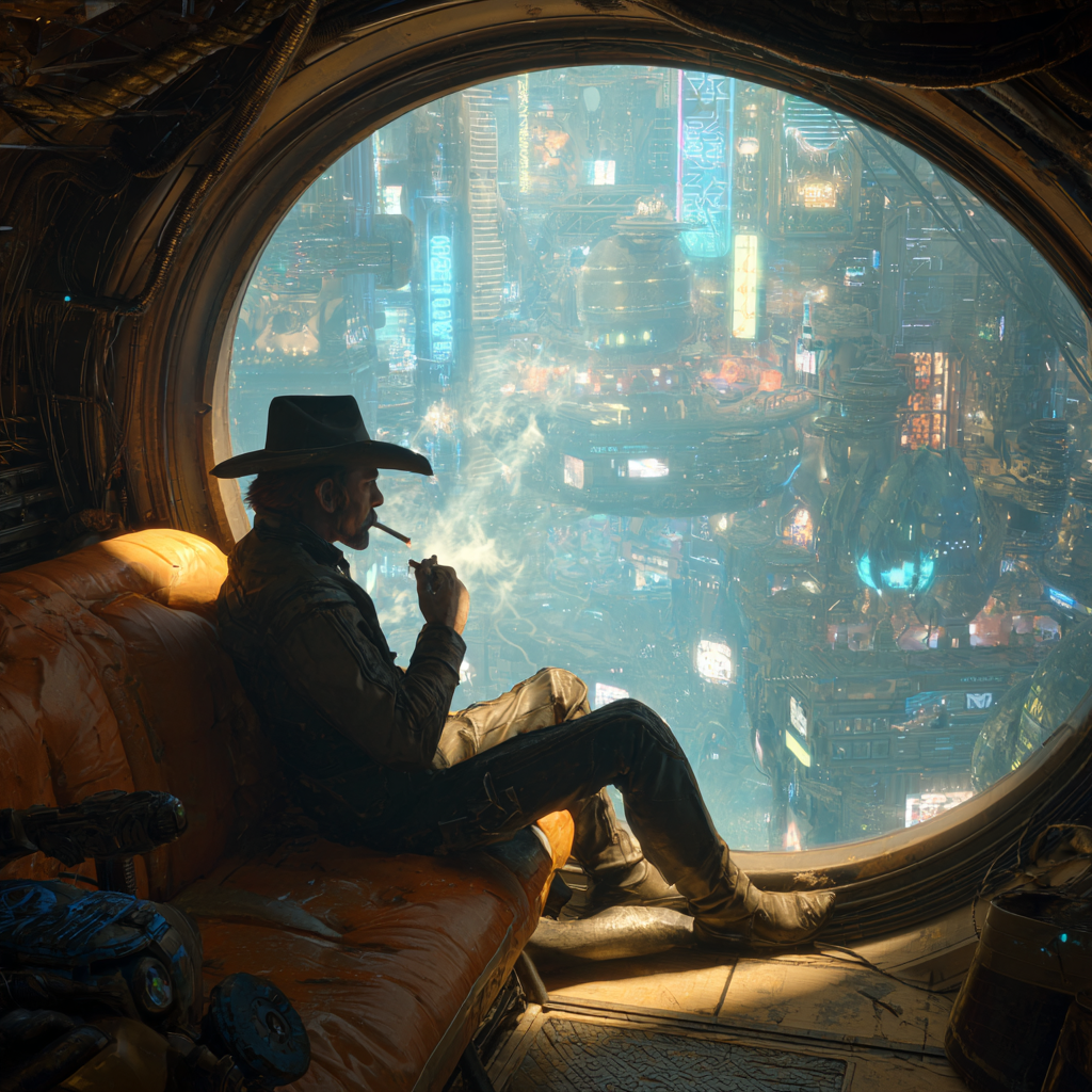 Space Cowboy visual study 10