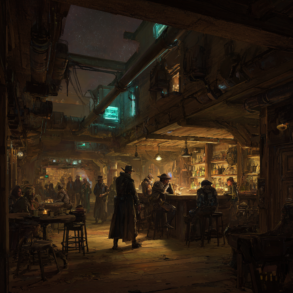 Space Cowboy visual study 12