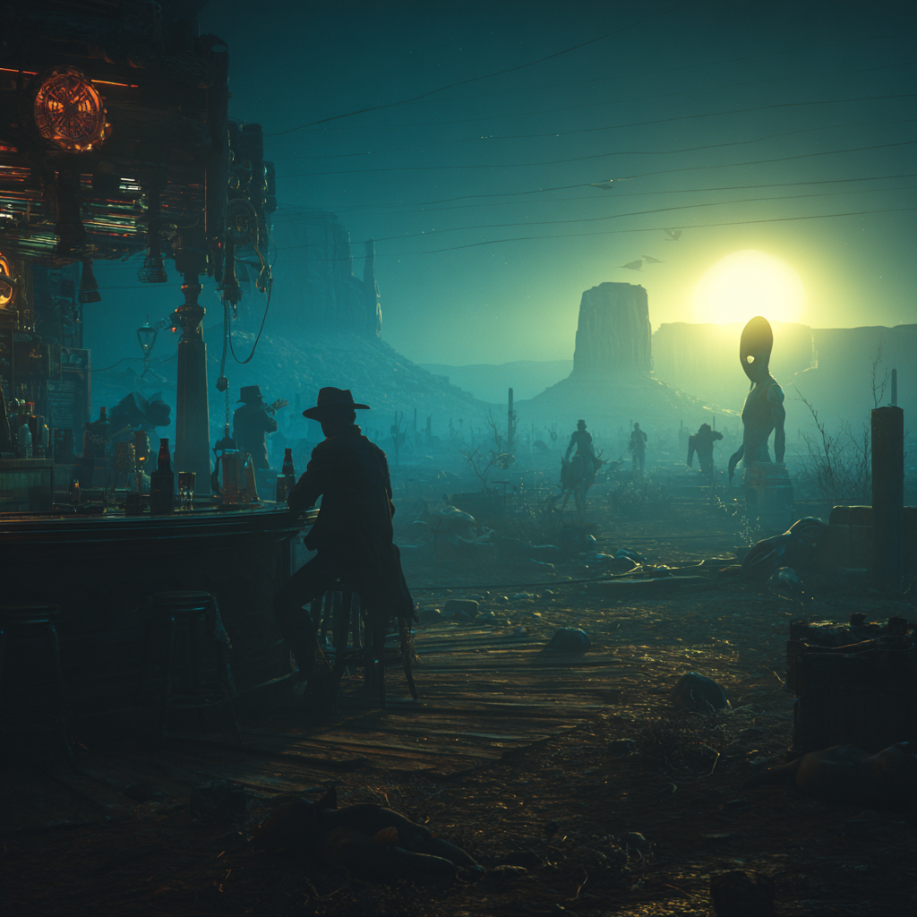 Space Cowboy visual study 18