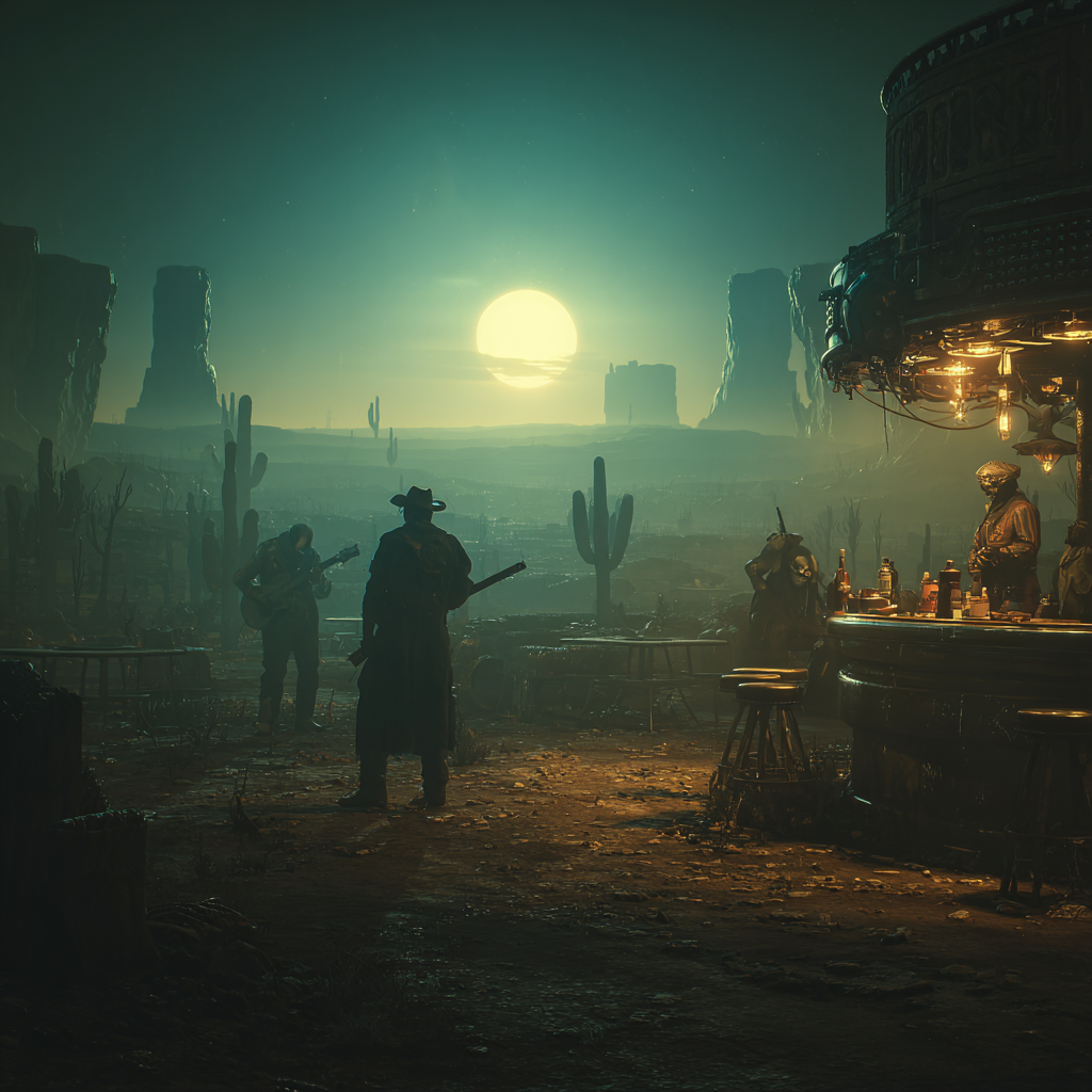 Space Cowboy visual study 23